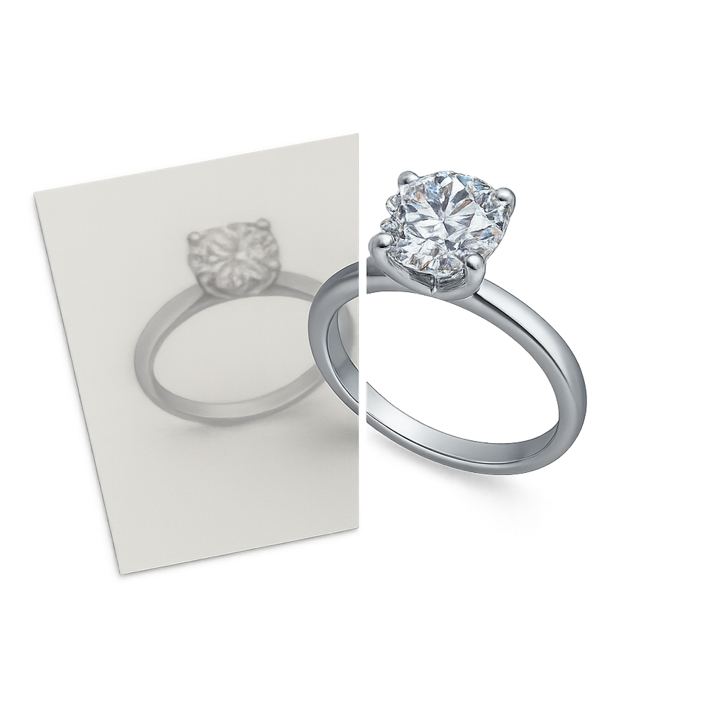 2d flat ring vs 3d ring